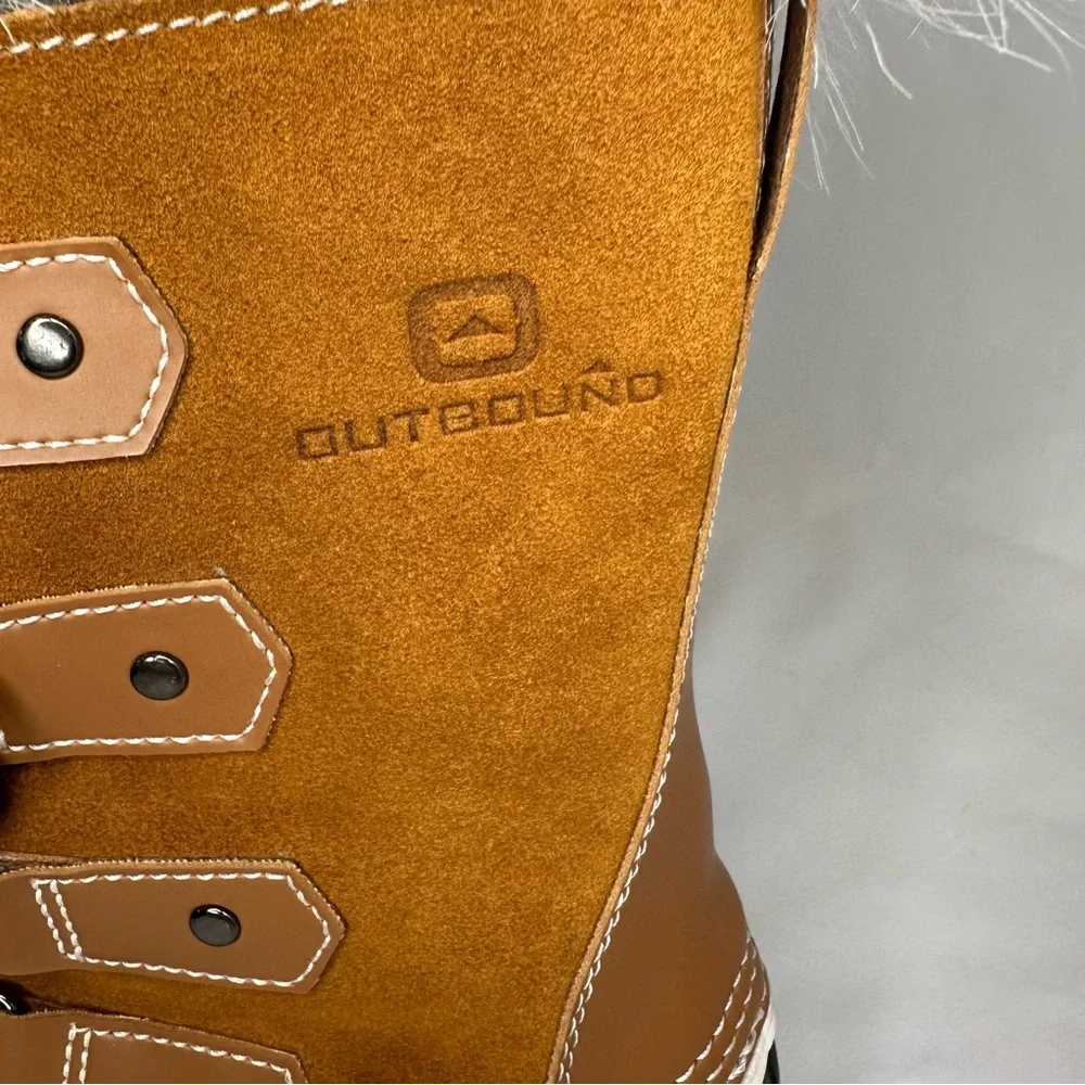Outbound Frost Women's High Cut Boots,
Tan/Black Waterproof Winter Size 6 - Picture 9 of 15
